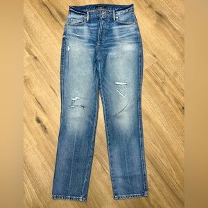Lucky Brand Women’s DREW High Rise Mom Blue Jeans size 27 / 4 regular